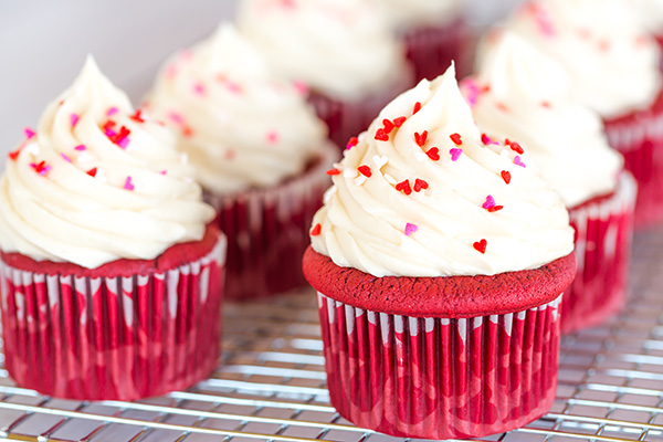 Cupcake rouge velours - Crédit photo: Site browneyedbaker