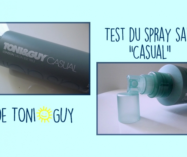 Test du spray salé “Casual” de TONI&GUY