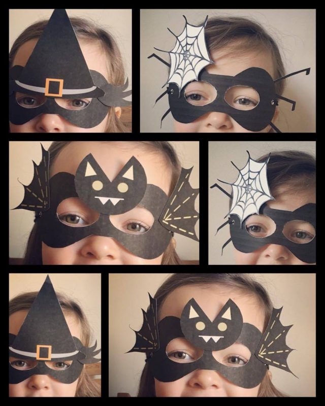 DIY halloween masques