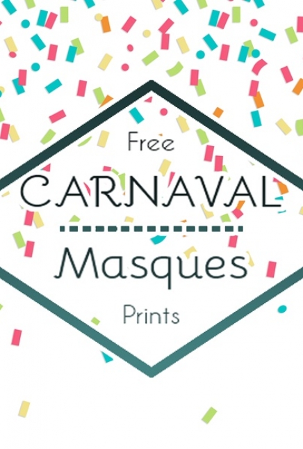 Masques de Carnaval – Free Printable