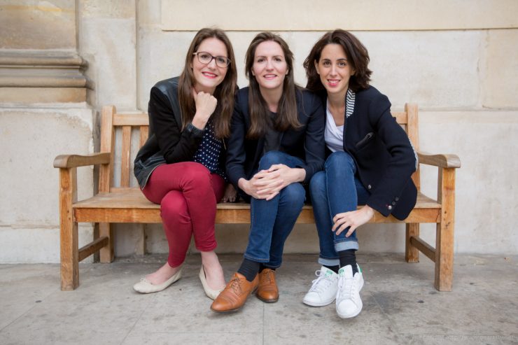 (Portraits Fondatrices Kokoroe May2015) Raphaelle et Elise Covilette et Beatrice Gherara