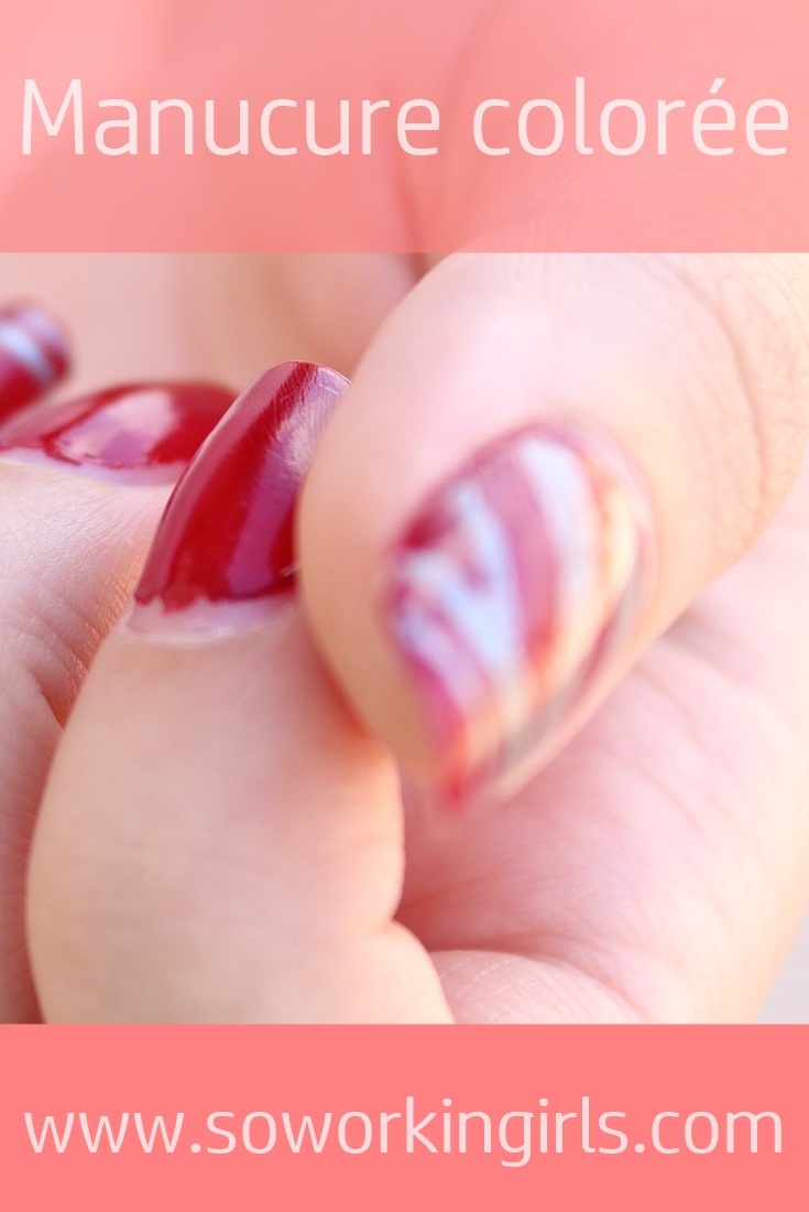 Tuto nail-art pour une manucure colorée