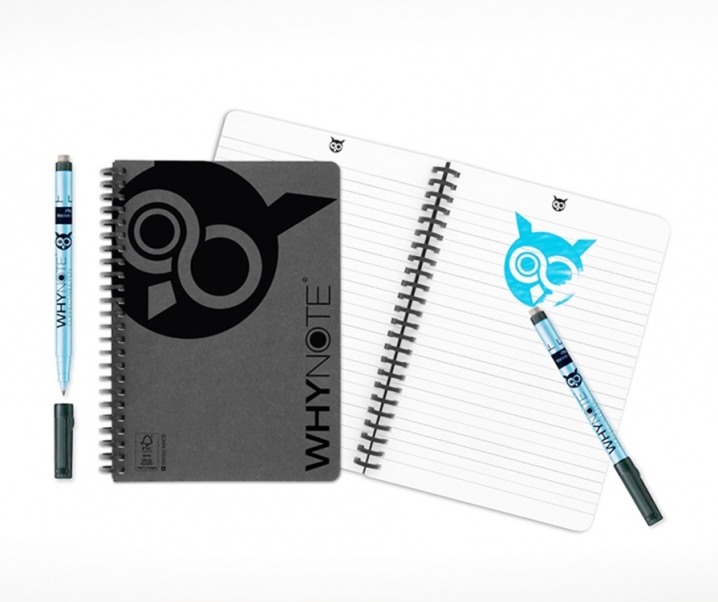WhyNote : la gamme de supports effaçables comme un tableau blanc !