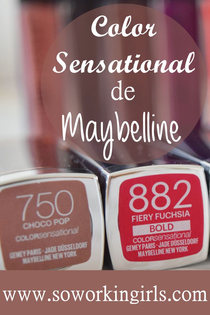 Les rouges à lèvres Color Sensational de Maybelline