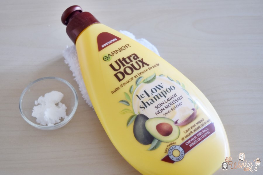 Le Low Shampoo de la marque Ultra Doux de Garnier : un soin lavant mais non moussant