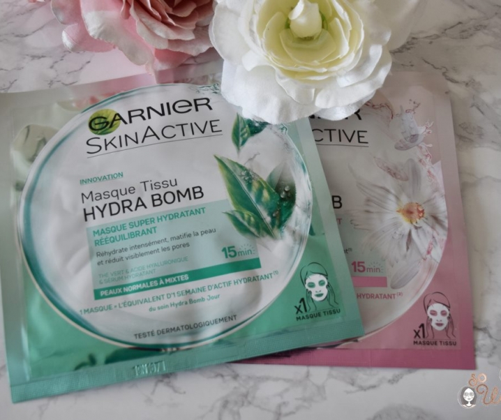 Les Masques Tissus Hydra Bomb de SkinActive