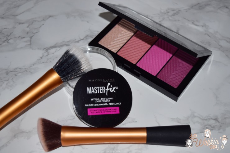 Nous vous présentons les nouveautés make up de chez Maybelline : la palette Masterblush de blushs et highlighters, ainsi que la poudre fixatrice Masterfix