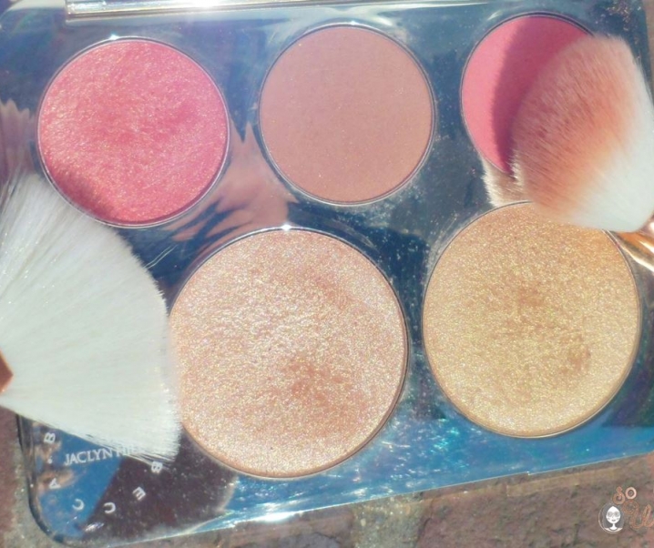 Palette BECCA x Jaclyn Hill: highlighters et blushs glowy
