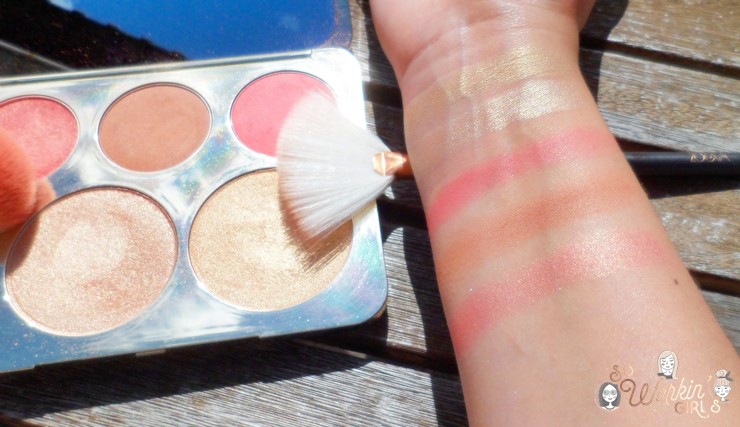 La palette d'highlighters et