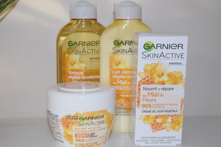 La routine au Miel de Fleurs de Garnier