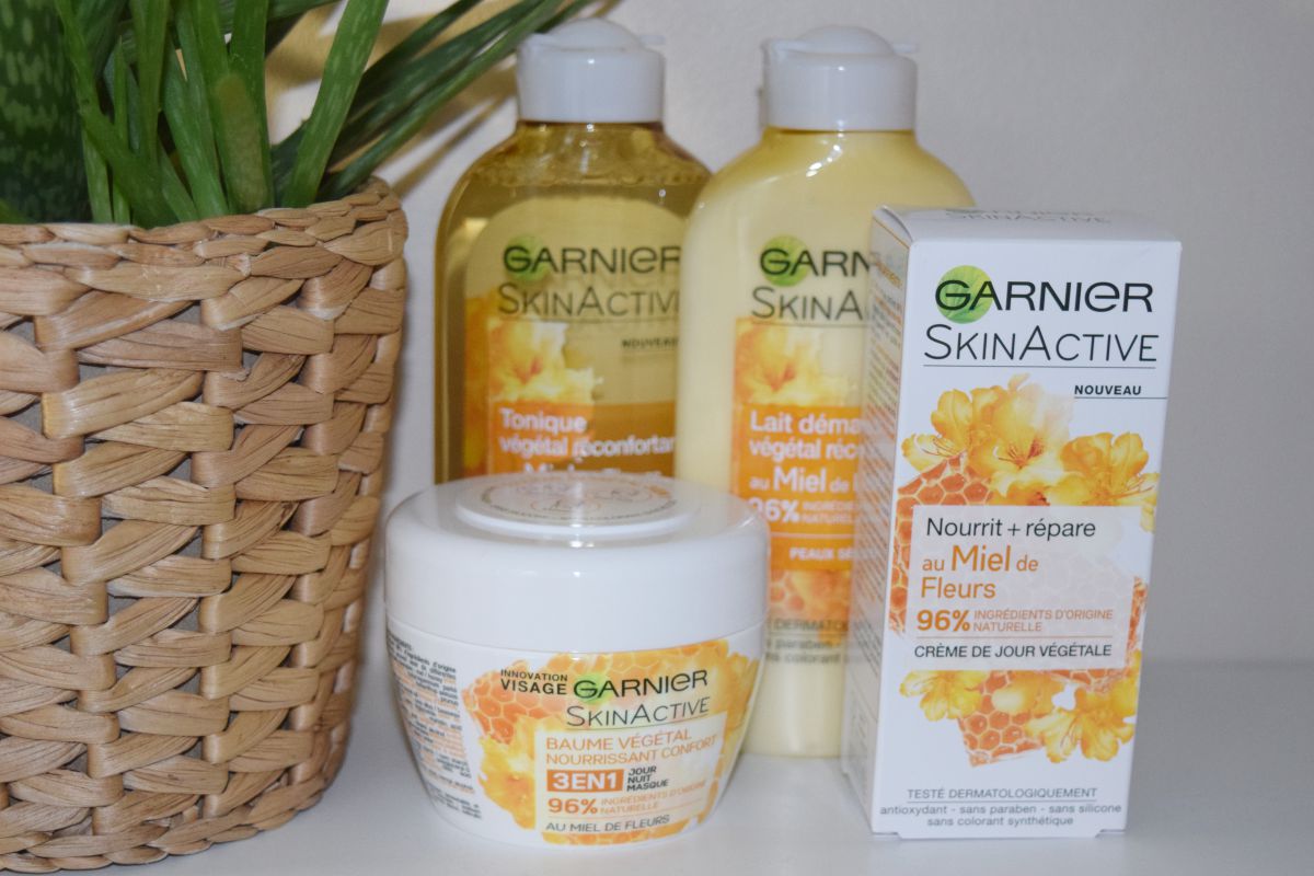 La routine au Miel de Fleurs de Garnier