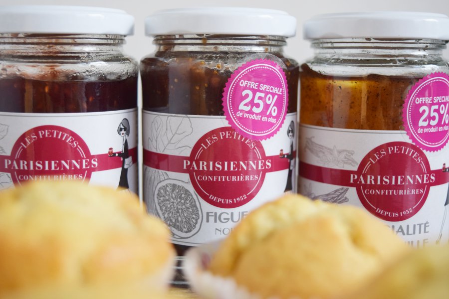 Recette de muffins gourmands à la confiture, les petites parisiennes confiturières