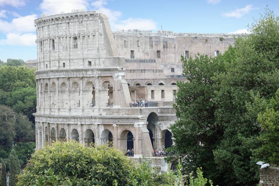 Photo du Colisée à Rome, en Italie
