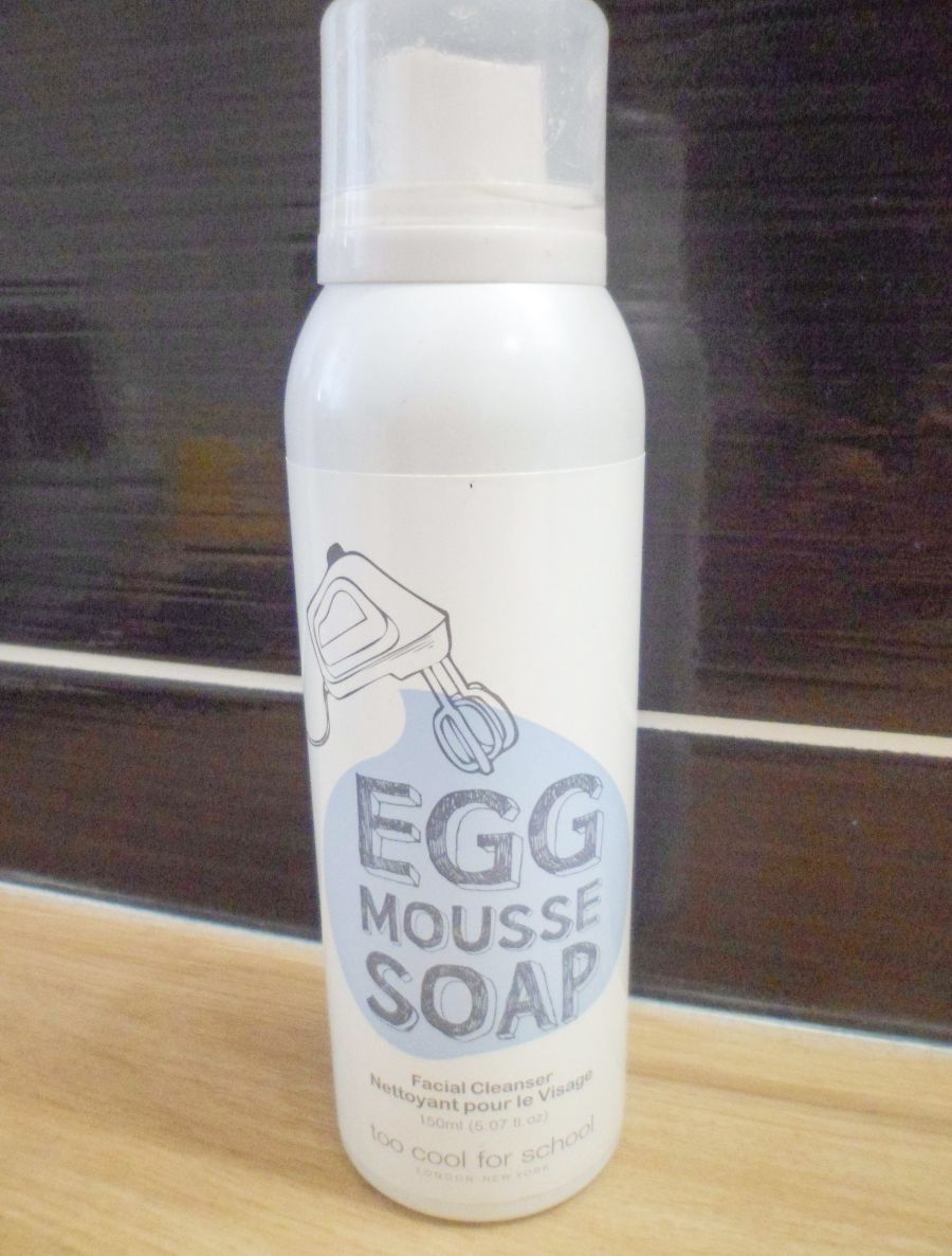 Egg mousse soap pour nettoyer le visage