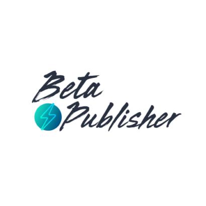 Logo de la maison d'édition Beta publisher engagée dans le monde de la littérature féministe.