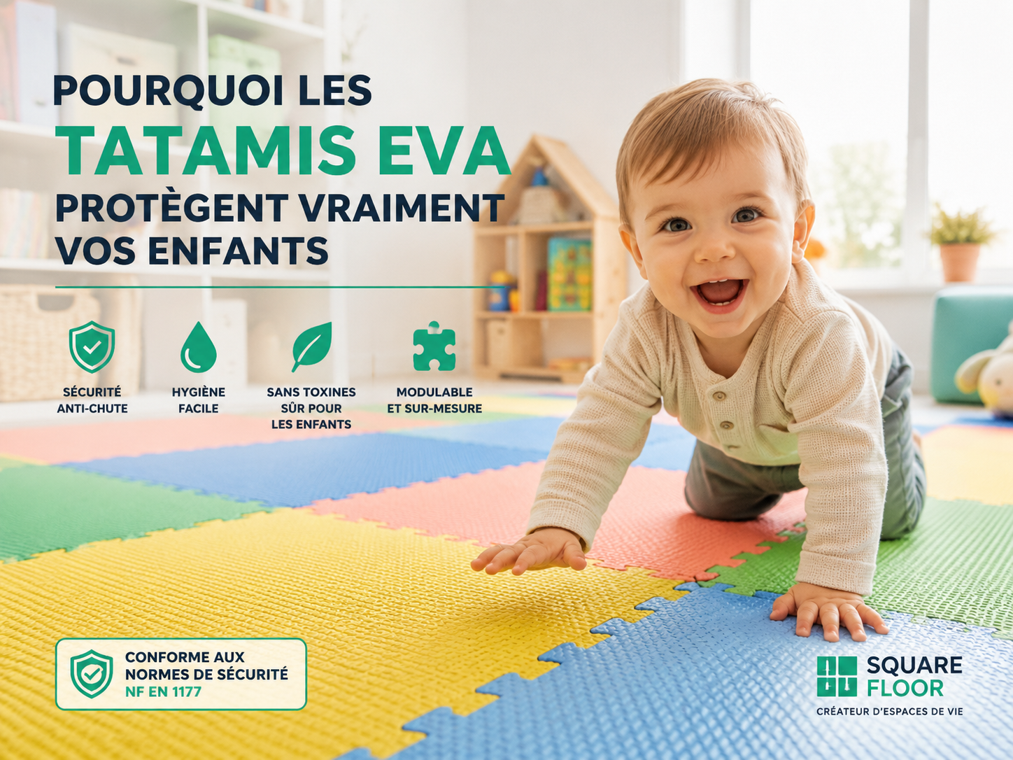 Pourquoi les tatamis EVA protègent vraiment vos enfants ?